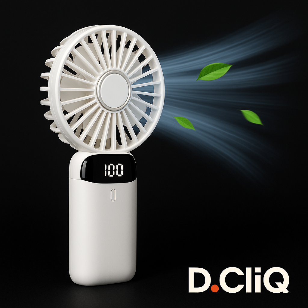 Mini Ventilo D.CliQ – Fraîcheur portable instantanée