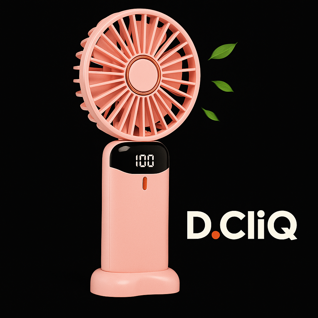 Mini Ventilo D.CliQ – Fraîcheur portable instantanée